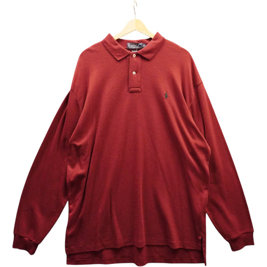 Maroon Polo Longsleve (XL)