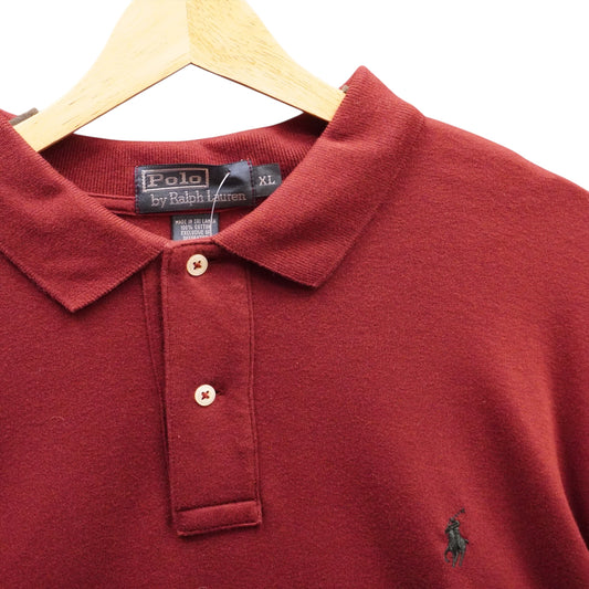Maroon Polo Longsleve (XL)