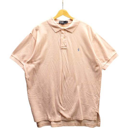 Blue on Soft Pink Polo (XL)