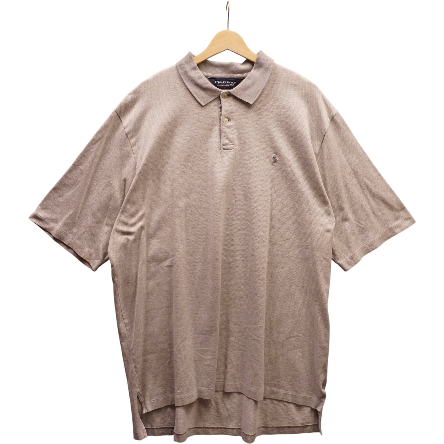 Grey on Grey Polo Golf  (XL)
