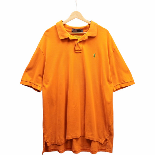Green on orange Polo (2XL)
