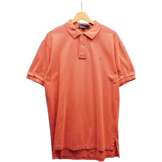 Green on Salmon Polo (M)