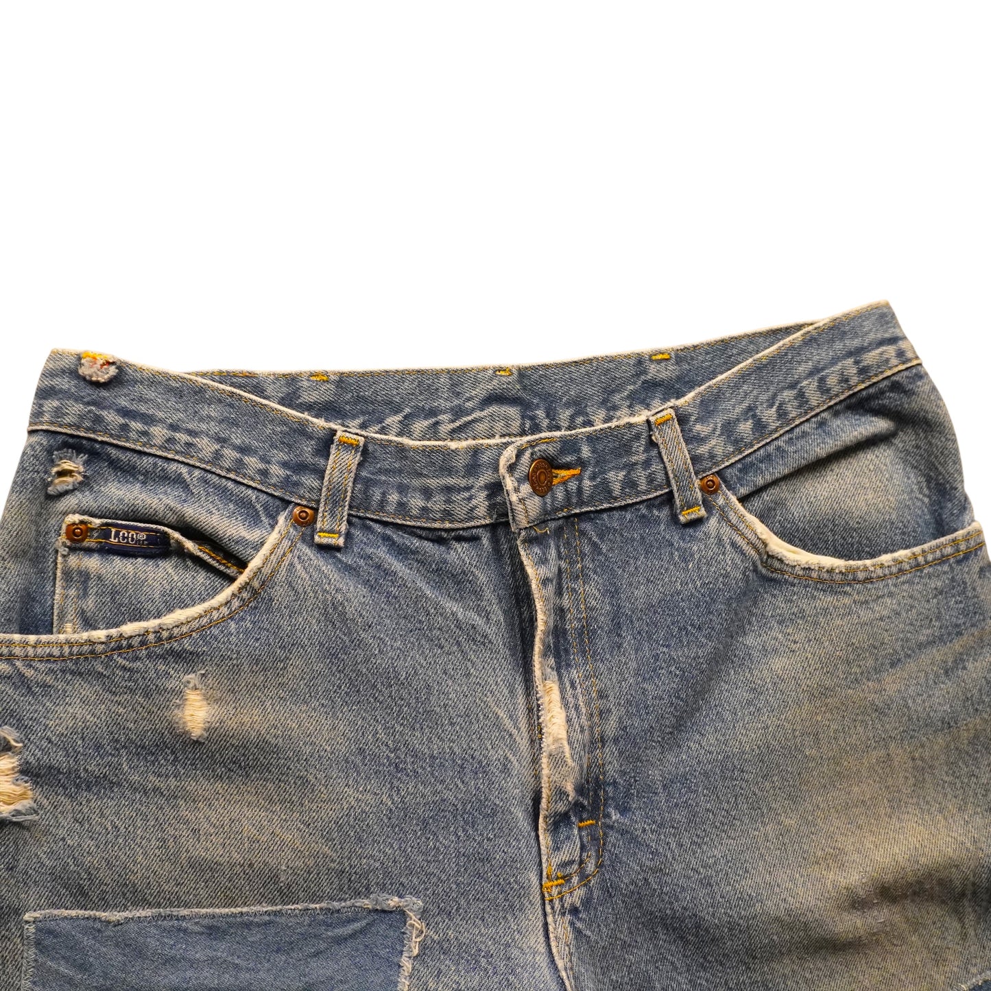 Vintage Lee Patchwork Jeans (32x32)