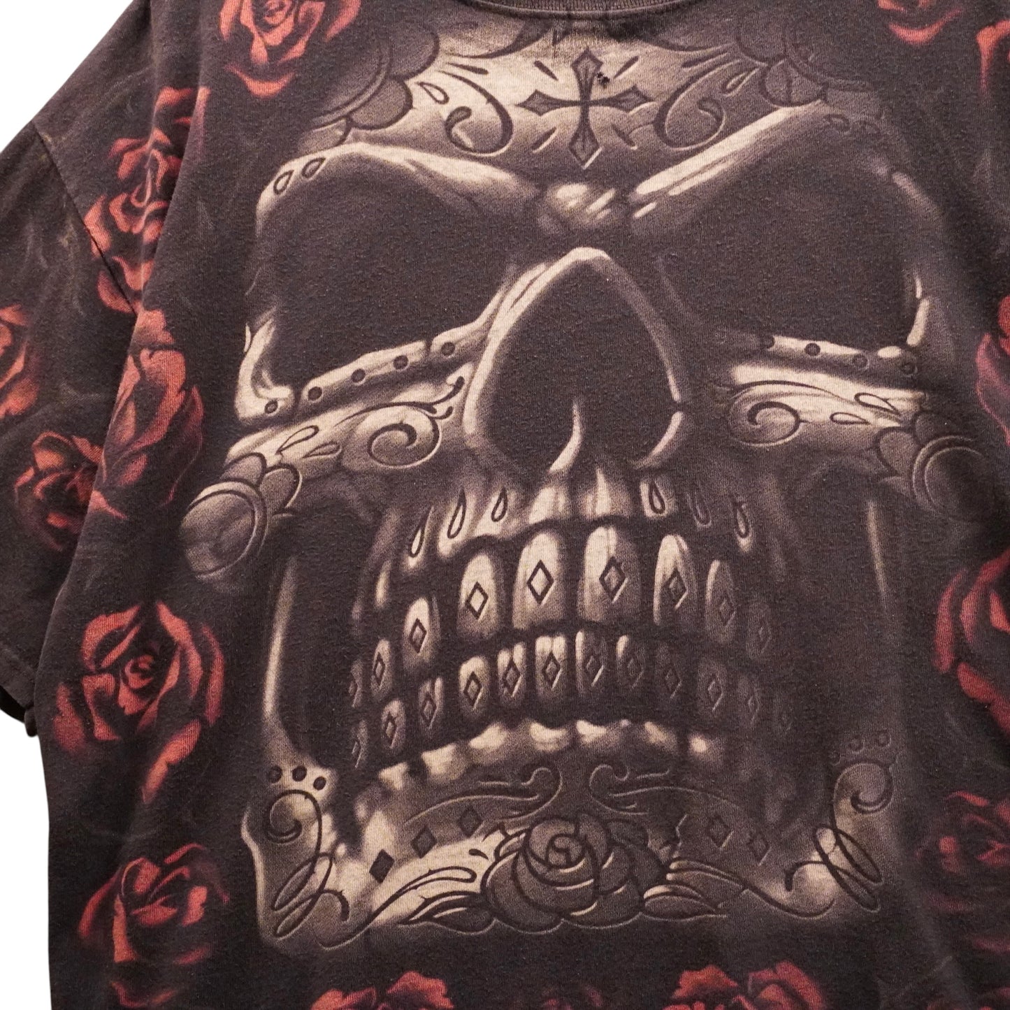 Vintage Liquid Blue Skull AOP (XL)