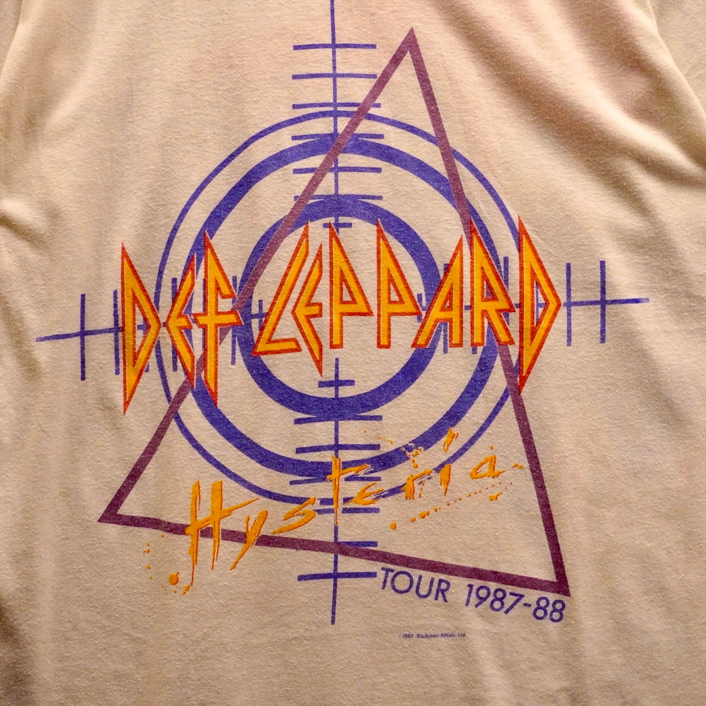 1987 Def Leopard Tour Tee (XL)