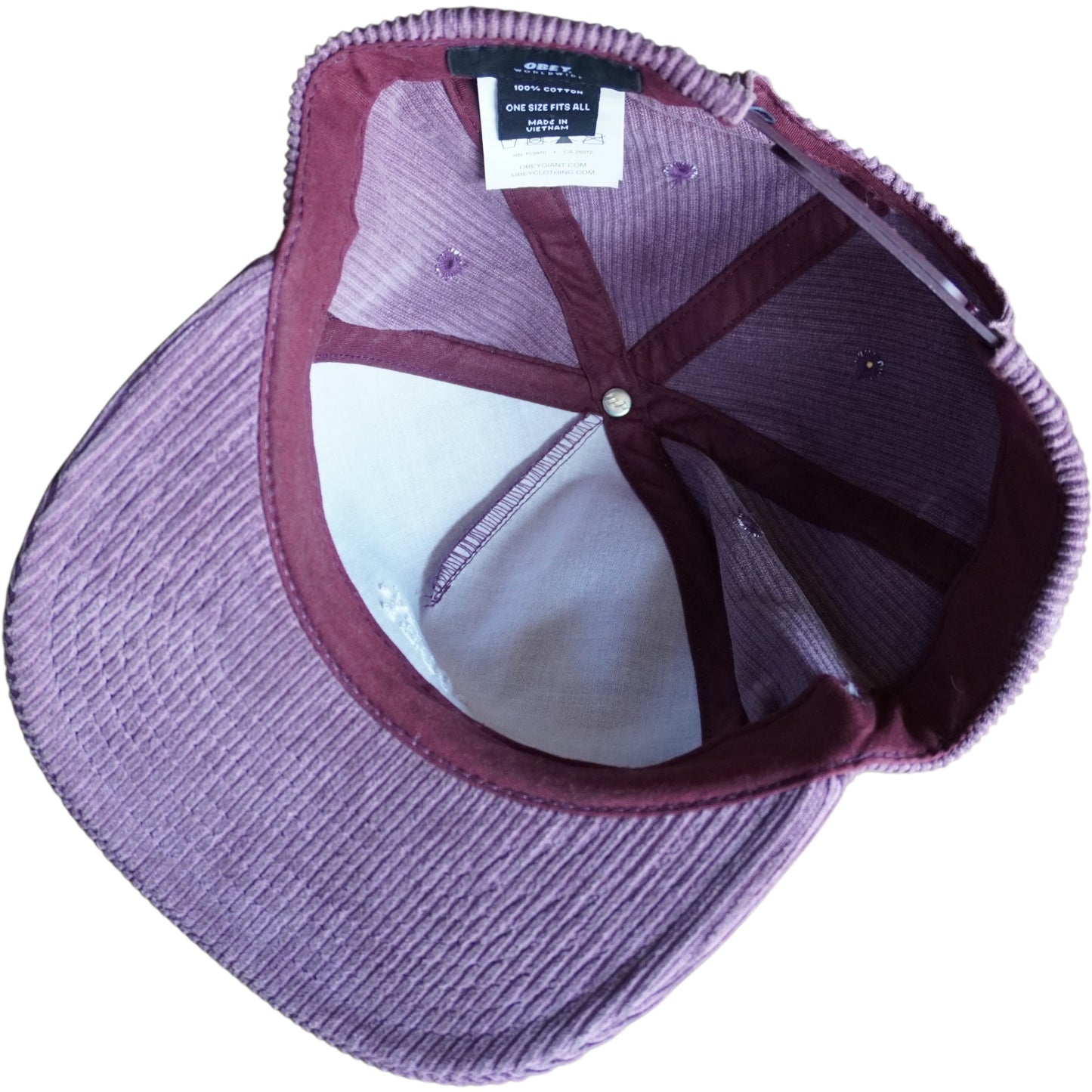 OBEY Corduroy Snapback