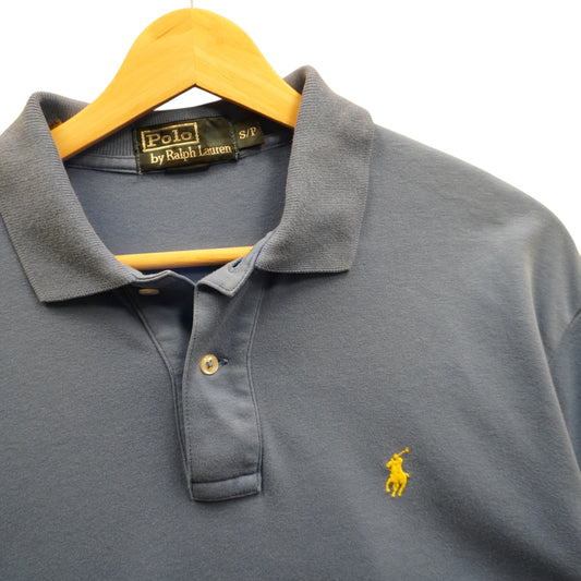 Yellow on Sky Blue Polo (S/M)