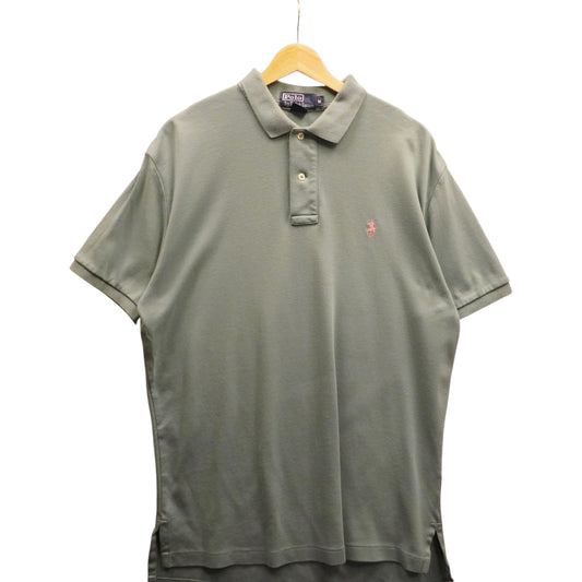Pink on Green Polo (M)