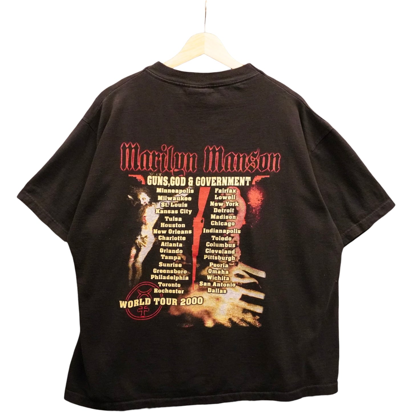 Vintage Marilyn Manson Tour Tee G,G, & G (Boxy XL)