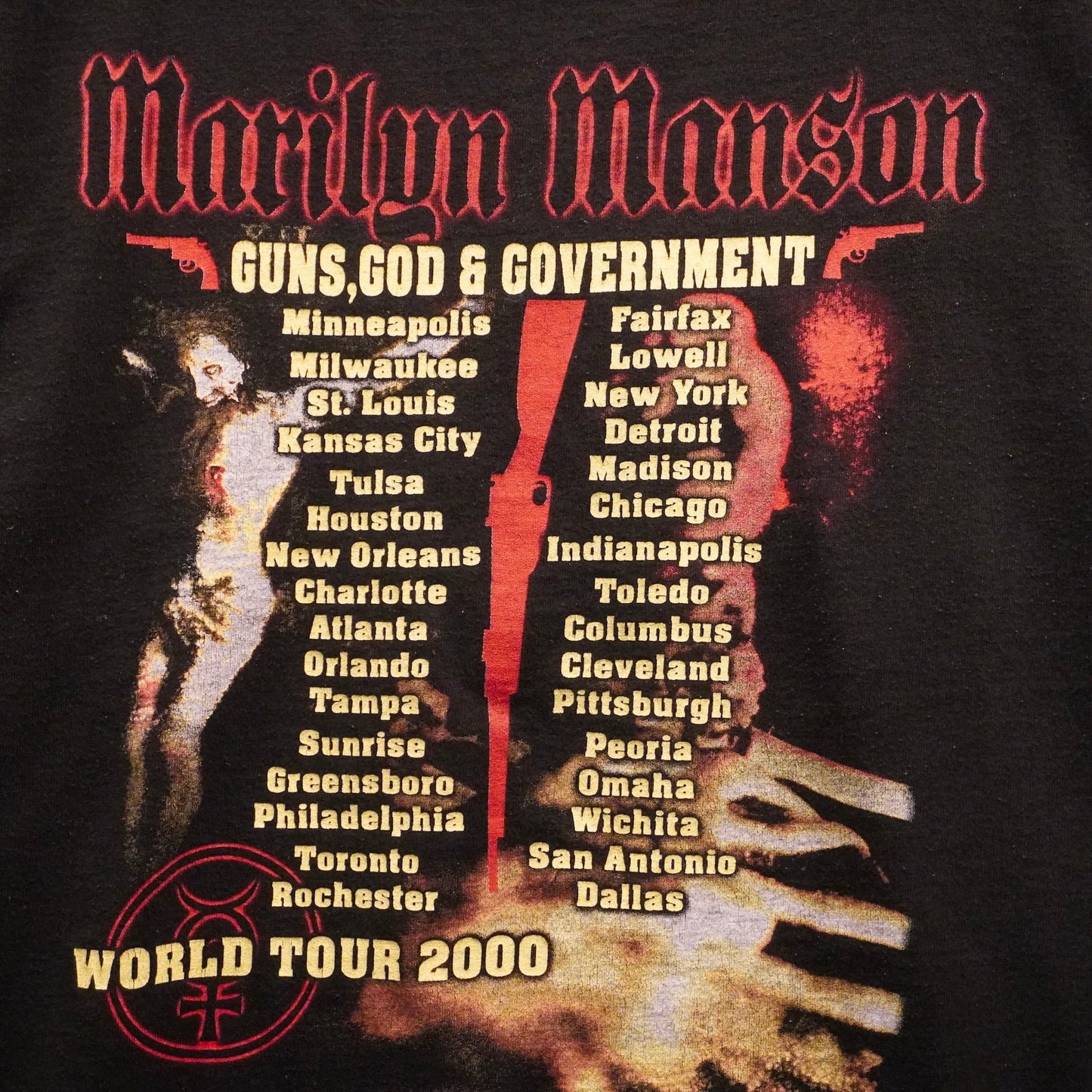 Vintage Marilyn Manson Tour Tee G,G, & G (Boxy XL)