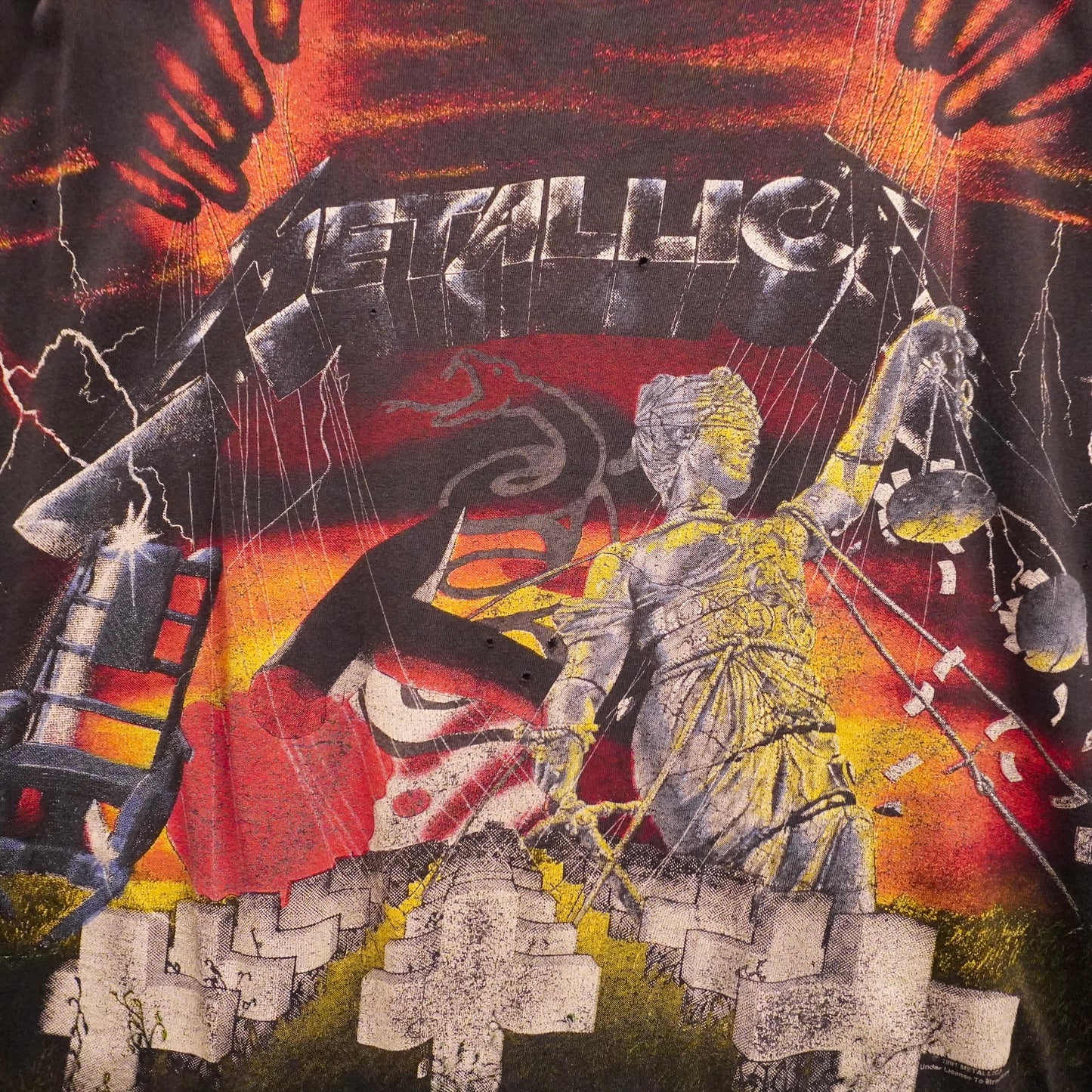 1991 Metallica Master of Puppets Tee (L)