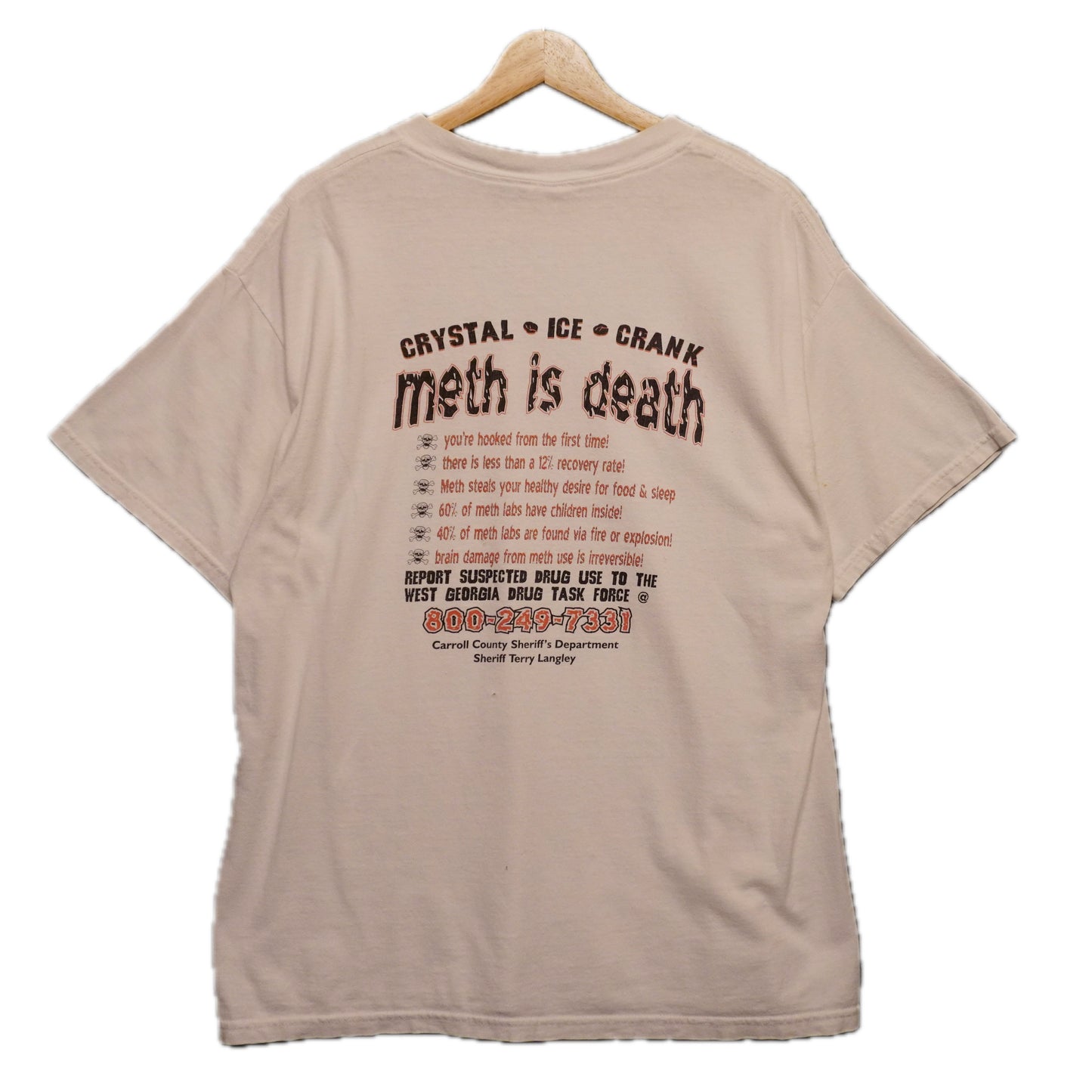 Vintage "Meth Is Death" Tee (XL)