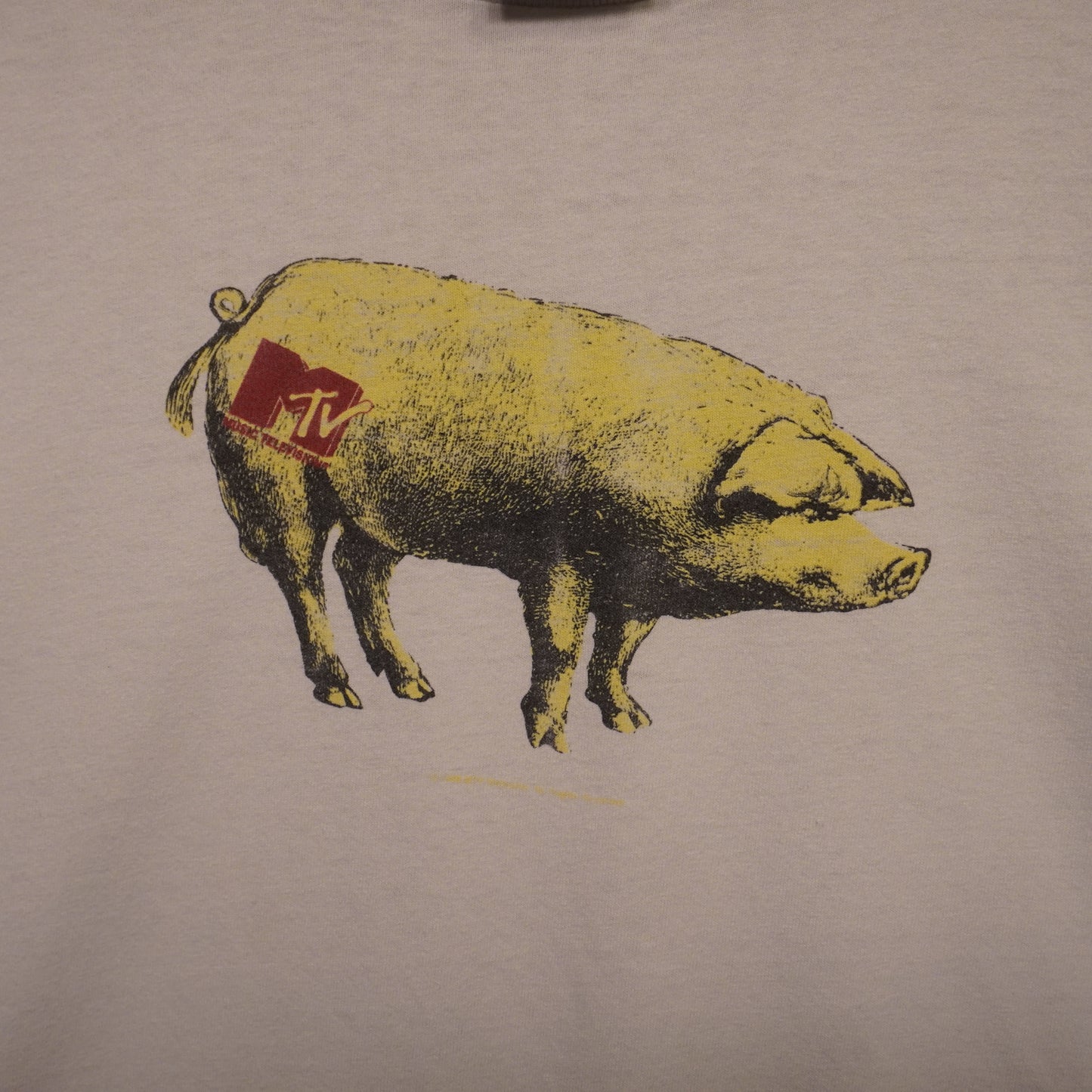 Rare 90s MTV Pig Tee (L/XL)