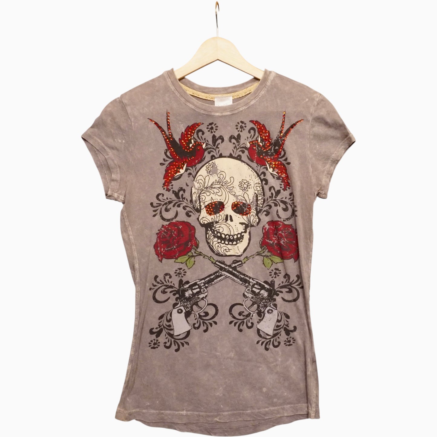 Y2K Crash and Burn Baby Tee (M)