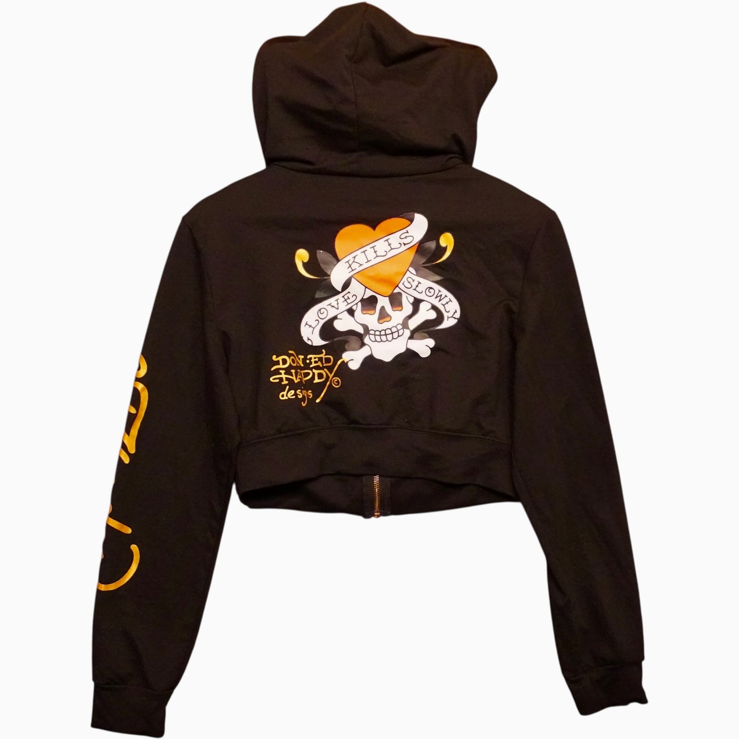 Ed Hardy Crop Hoodie (S)