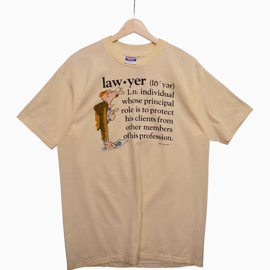 1986 Lawyer Definition Tee (L)