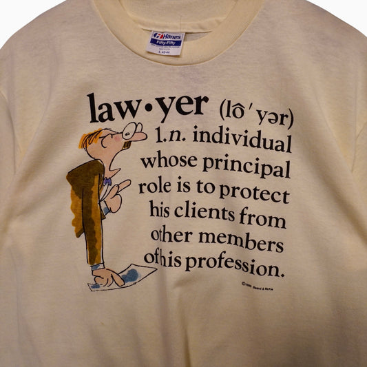 1986 Lawyer Definition Tee (L)