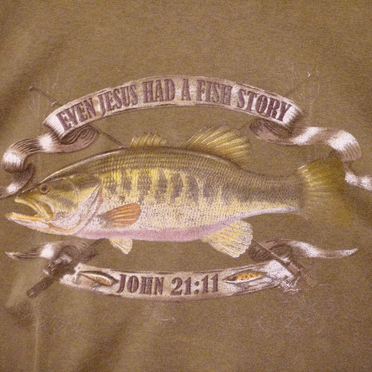 Vintage Jesus Fish Tee (L)