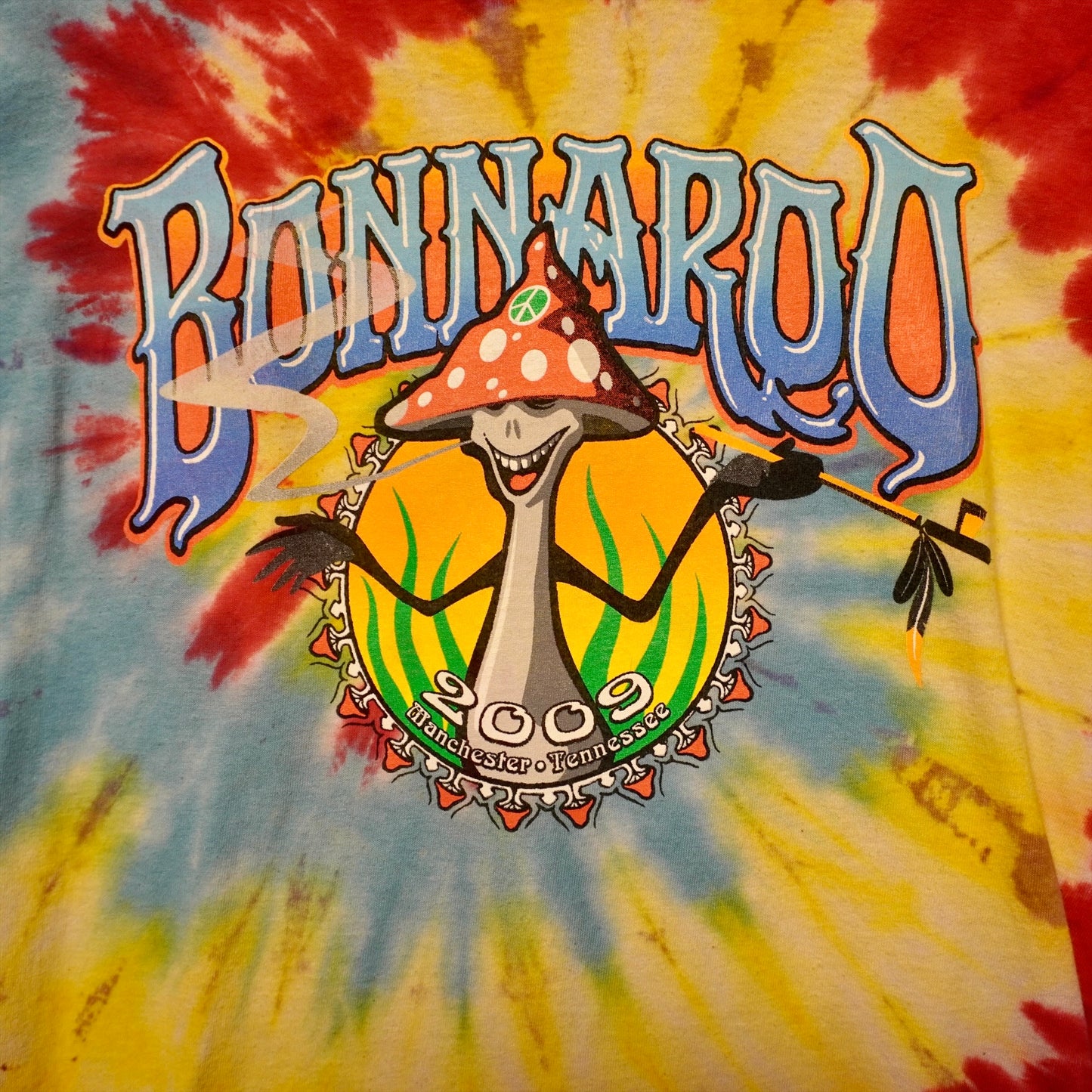 2009 Bonaroo Tie-Dye Lineup Tee (M/L)