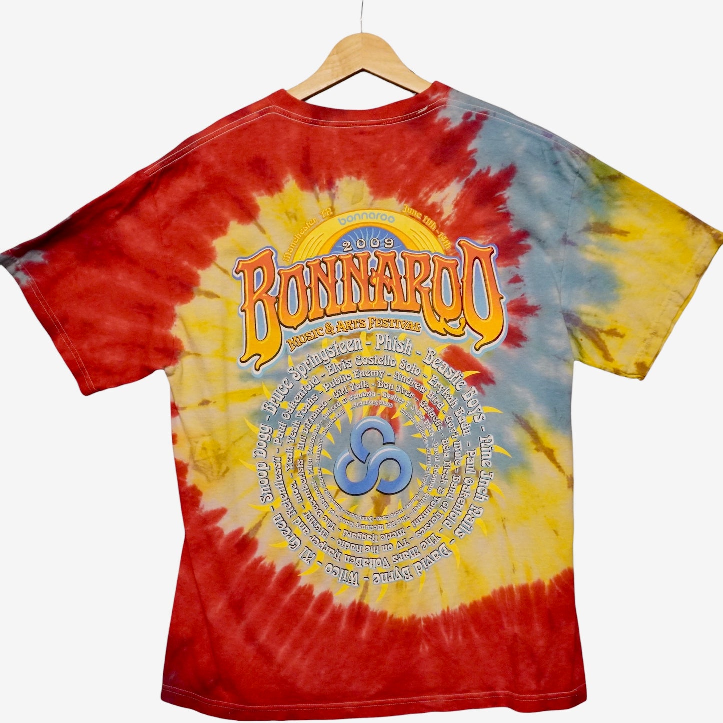 2009 Bonaroo Tie-Dye Lineup Tee (M/L)