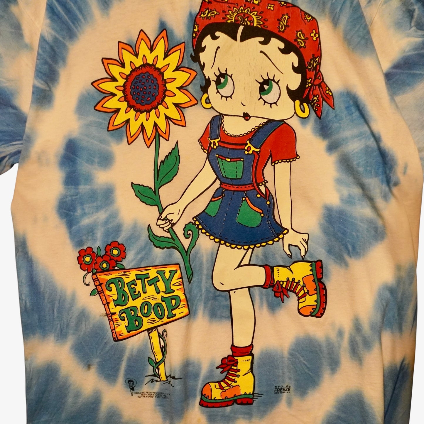 1995 Betty Boop Tie-Dye Tee (XL)