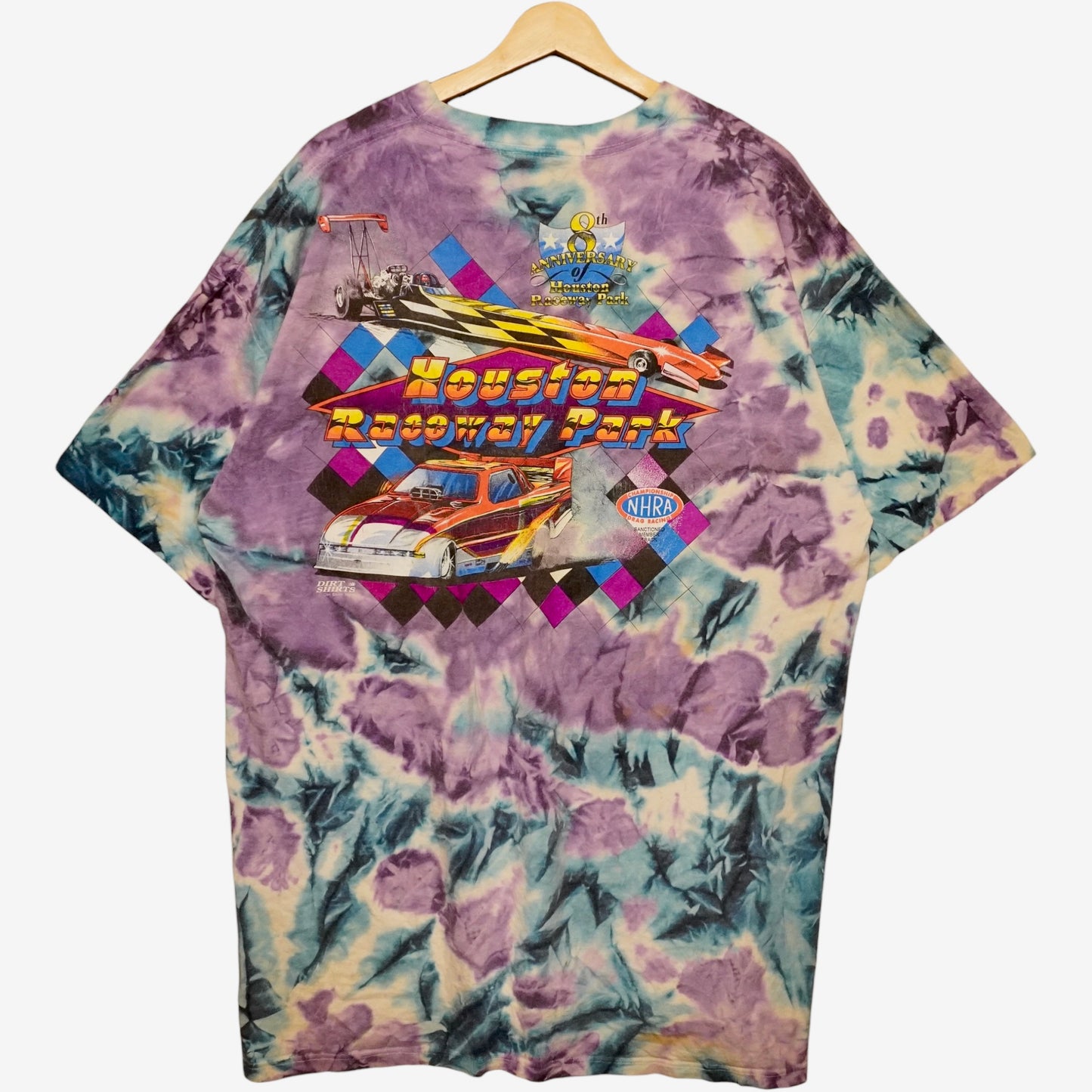 1995 Houston Raceway Park Tie-Dye Tee (XL)