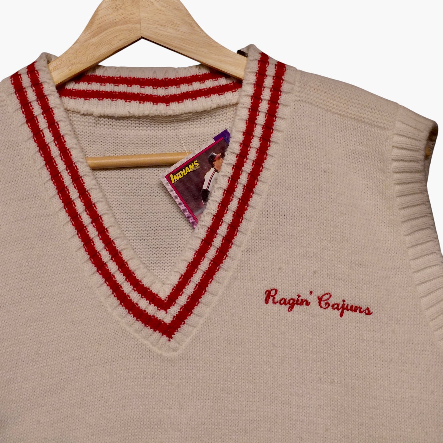 Ragin' Cajuns Knit Pullover Vest (L)