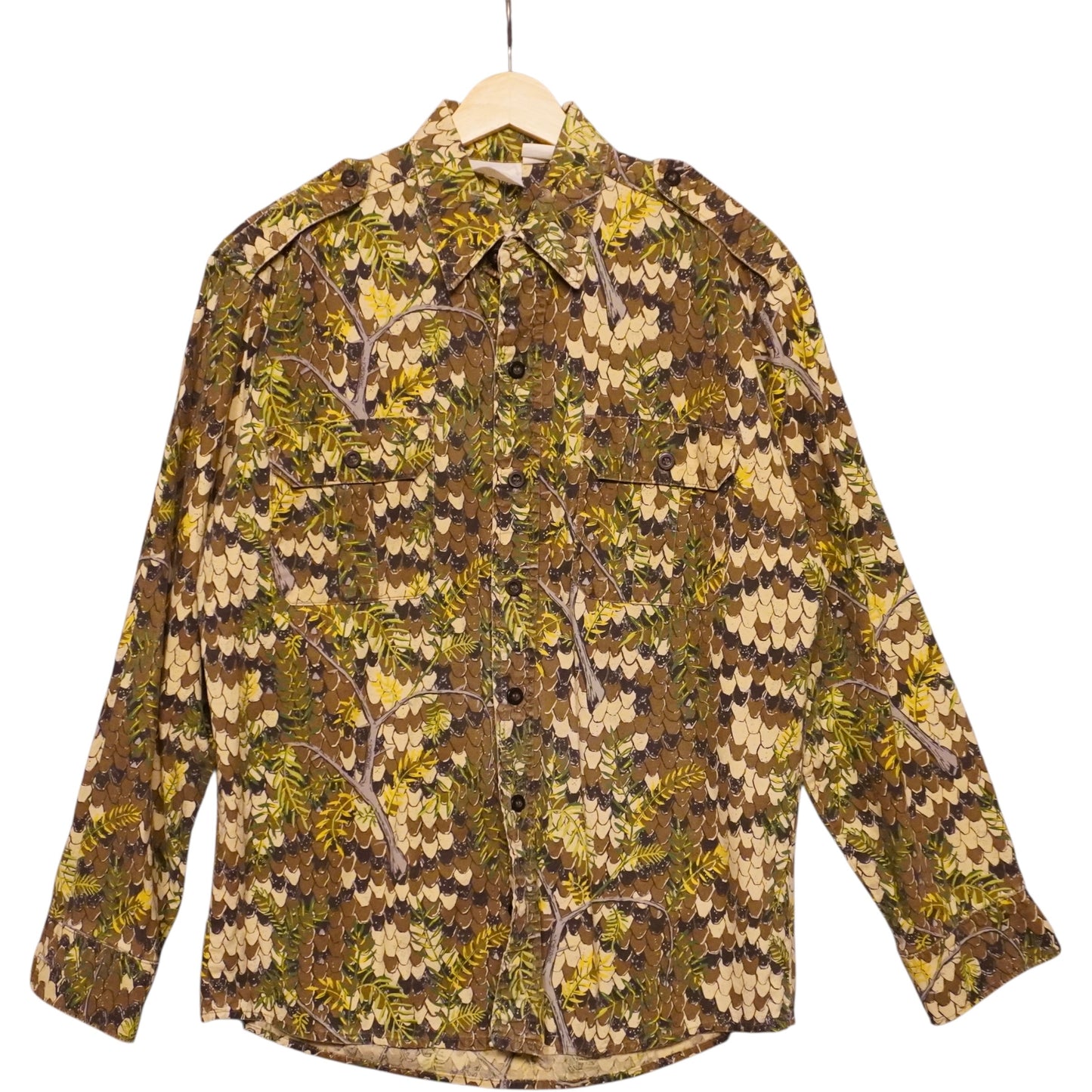 Diamond Back Camo Button Up