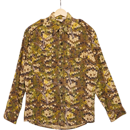 Diamond Back Camo Button Up