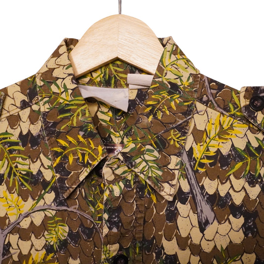Diamond Back Camo Button Up