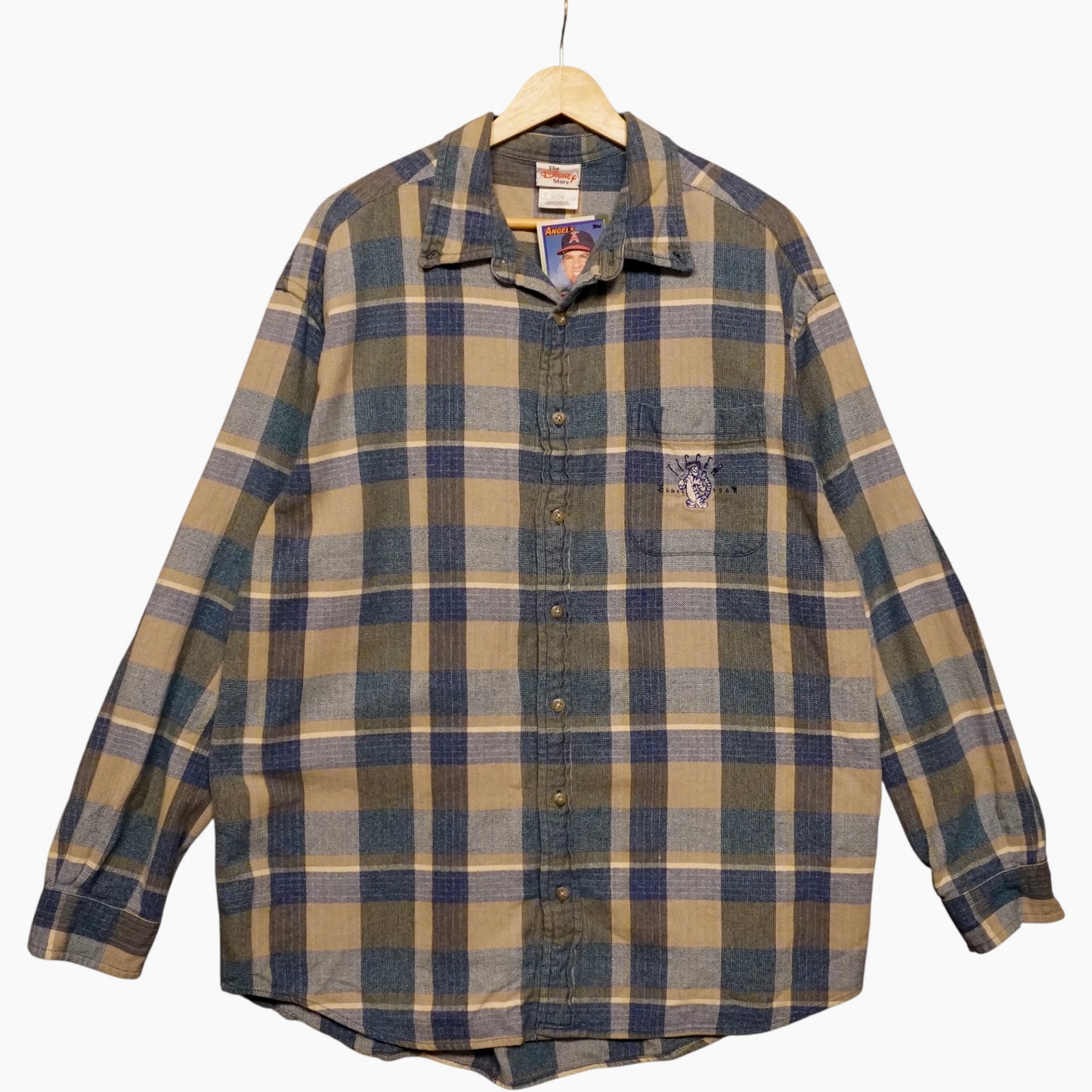 Disney Tigger Flannel Button-Up (L)