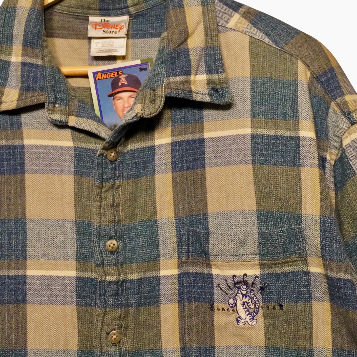Disney Tigger Flannel Button-Up (L)