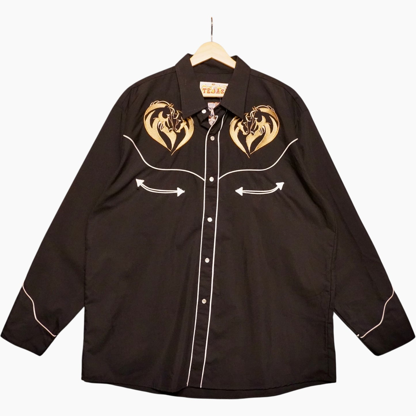 TEJAS Western Pearl Snap (XXL)
