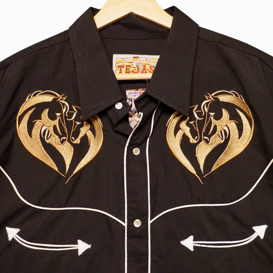 TEJAS Western Pearl Snap (XXL)
