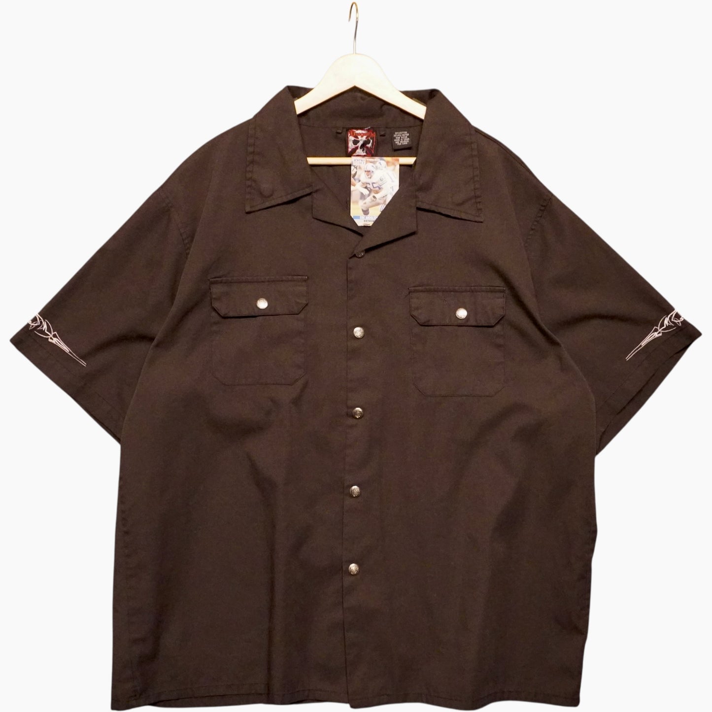 Dragonfly Skull Button-Up (XXL)