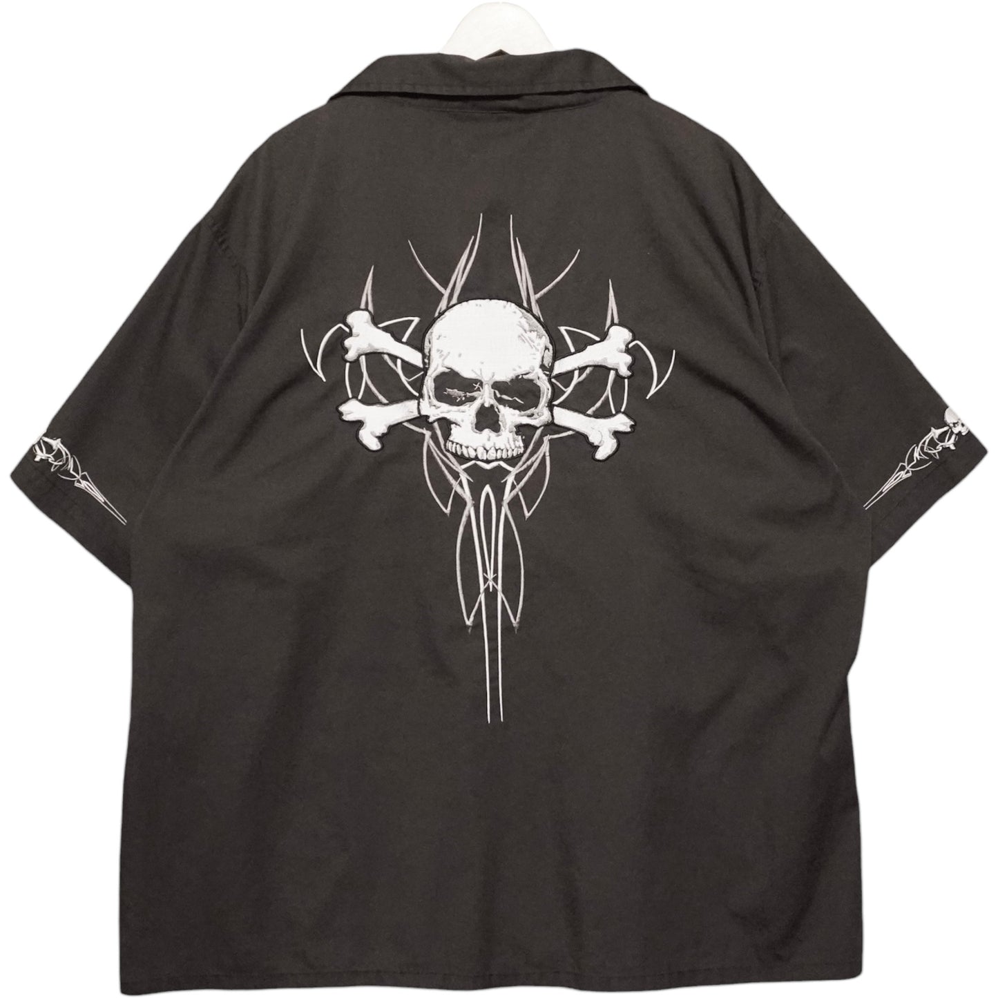 Dragonfly Skull Button-Up (XXL)