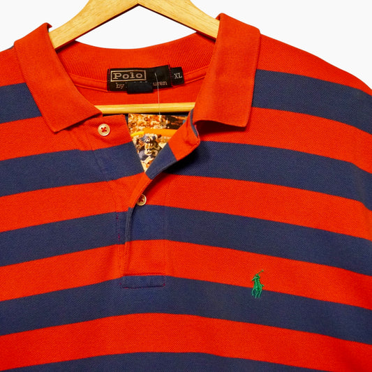 Green On Stripe Ralph Lauren Polo (XL)