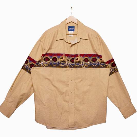 Wrangler Pearl Snap (L)