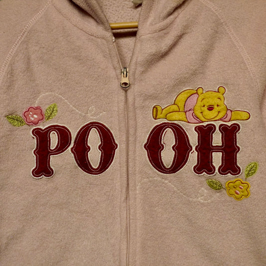 Vintage POOH Fleece Zip Up (S)