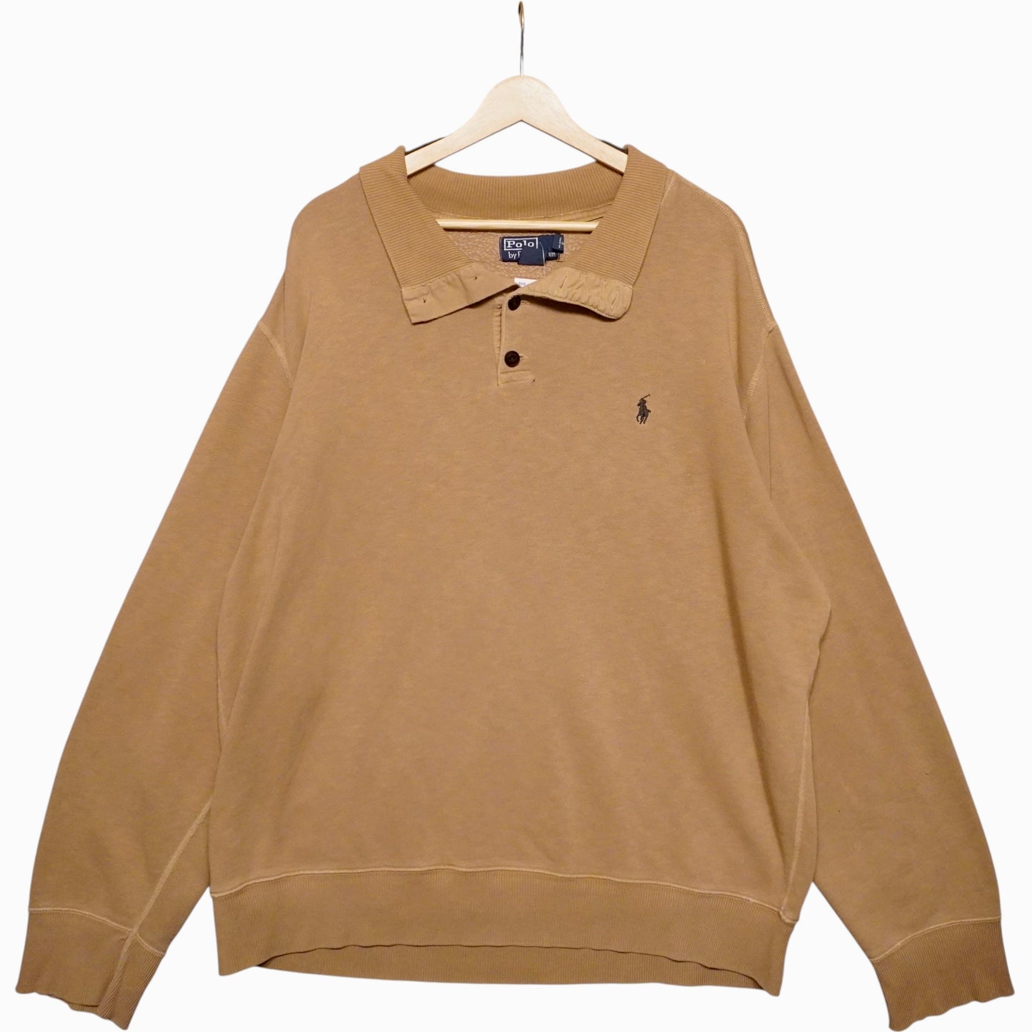 Navy on Tan POLO Pullover (2XL)