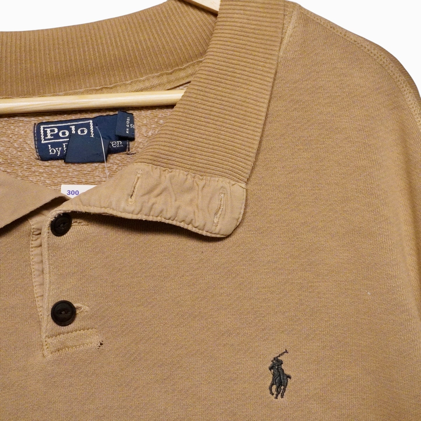 Navy on Tan POLO Pullover (2XL)