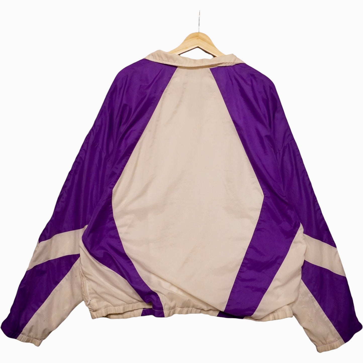 90s Nike Windbreaker White/Purple (2XL)