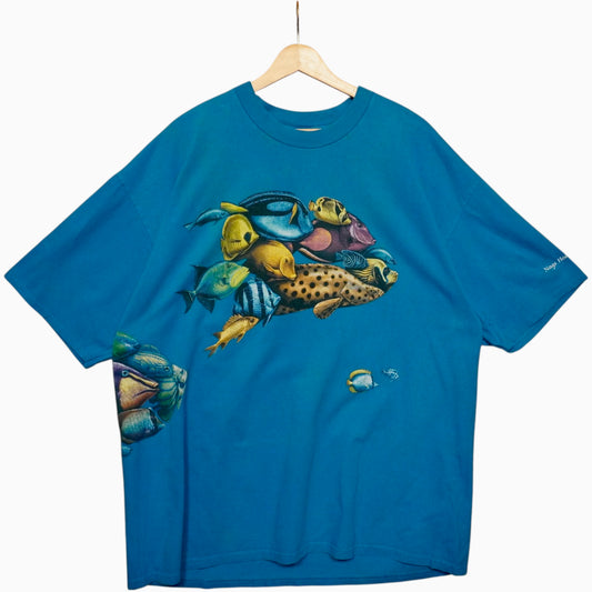 Vintage Fish Wrap Around Tee (XL)