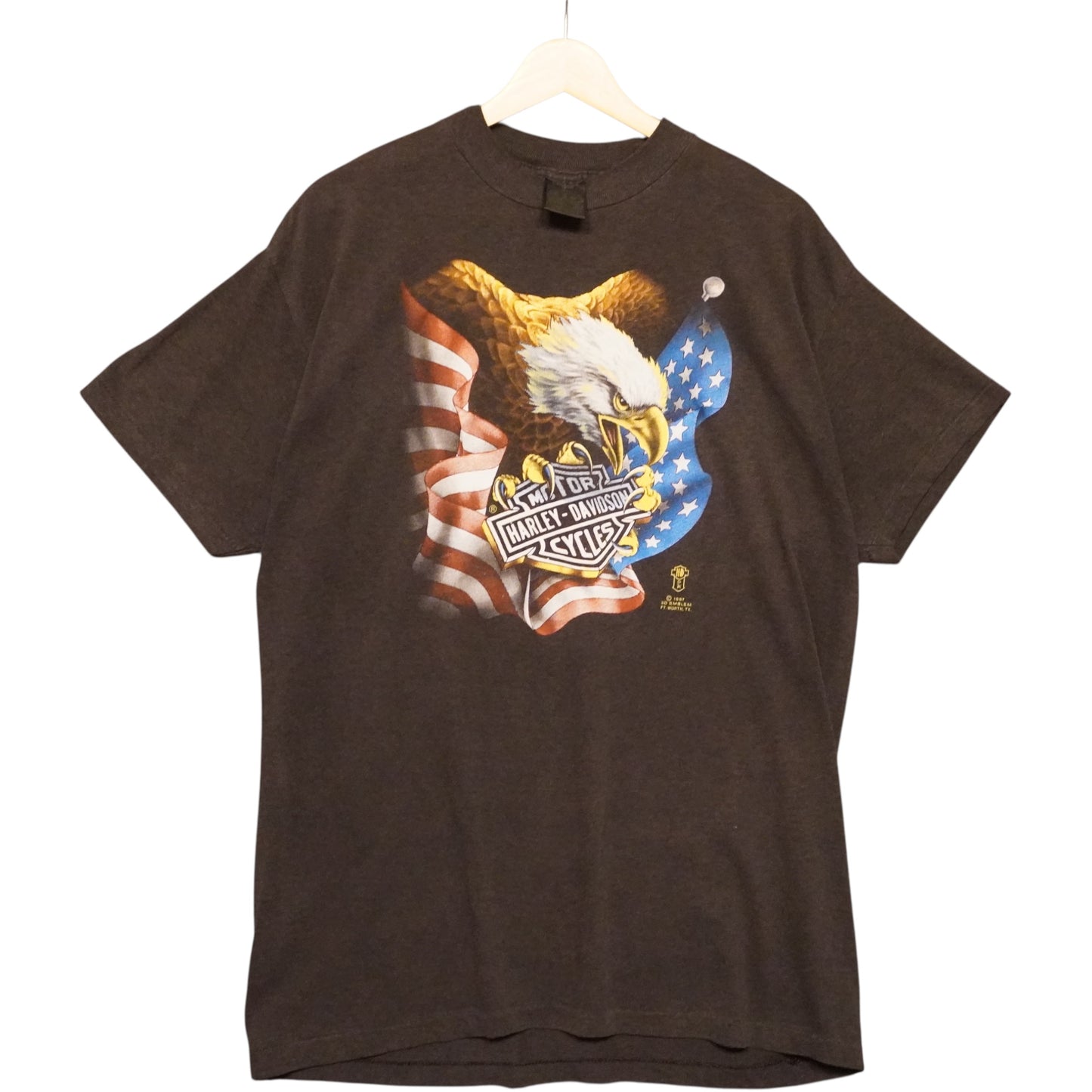 1987 3D Emblem Harley Tee (XL)
