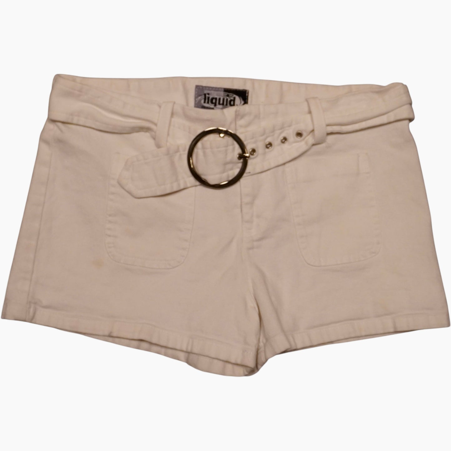 Y2K Liquid Shorts (Size 7)