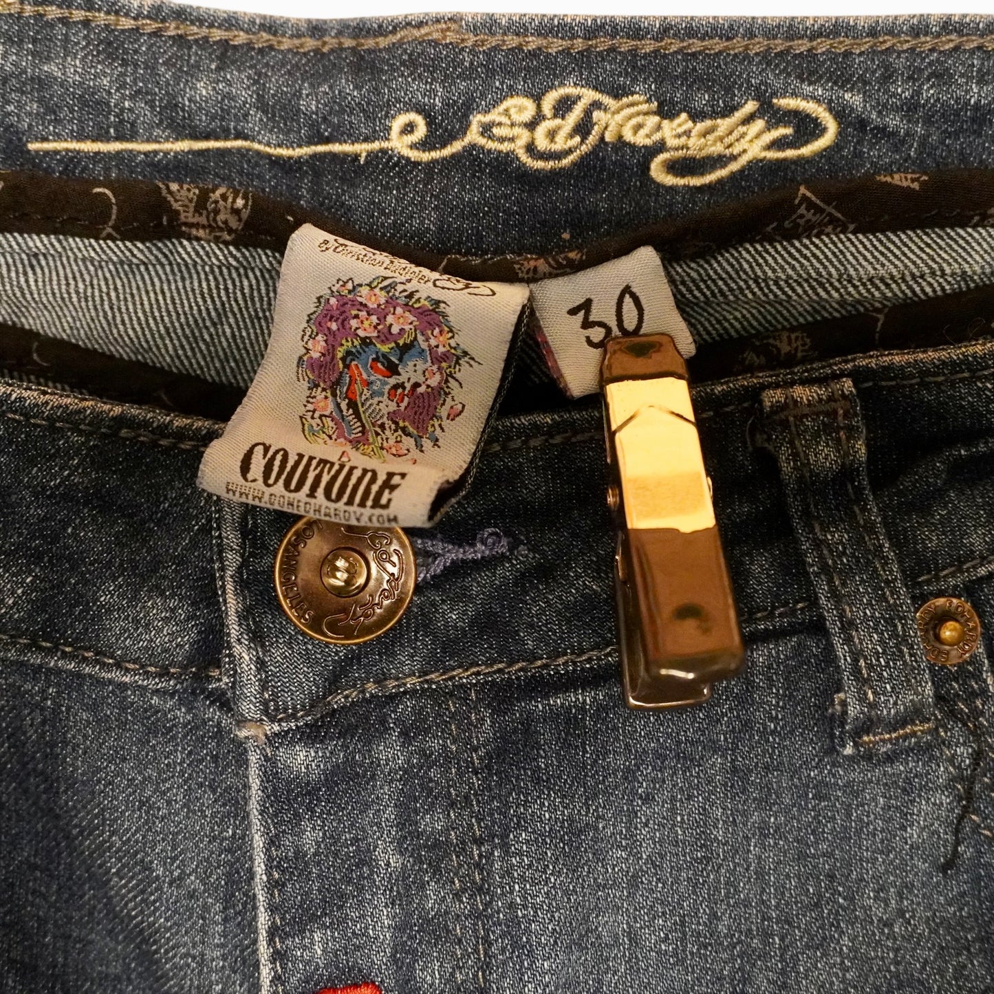 Y2K Ed Hardy Jeans (30x30)