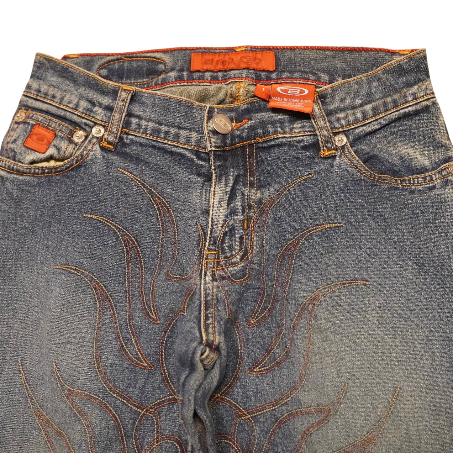 Y2K Bongo Flame Jeans (24x30)