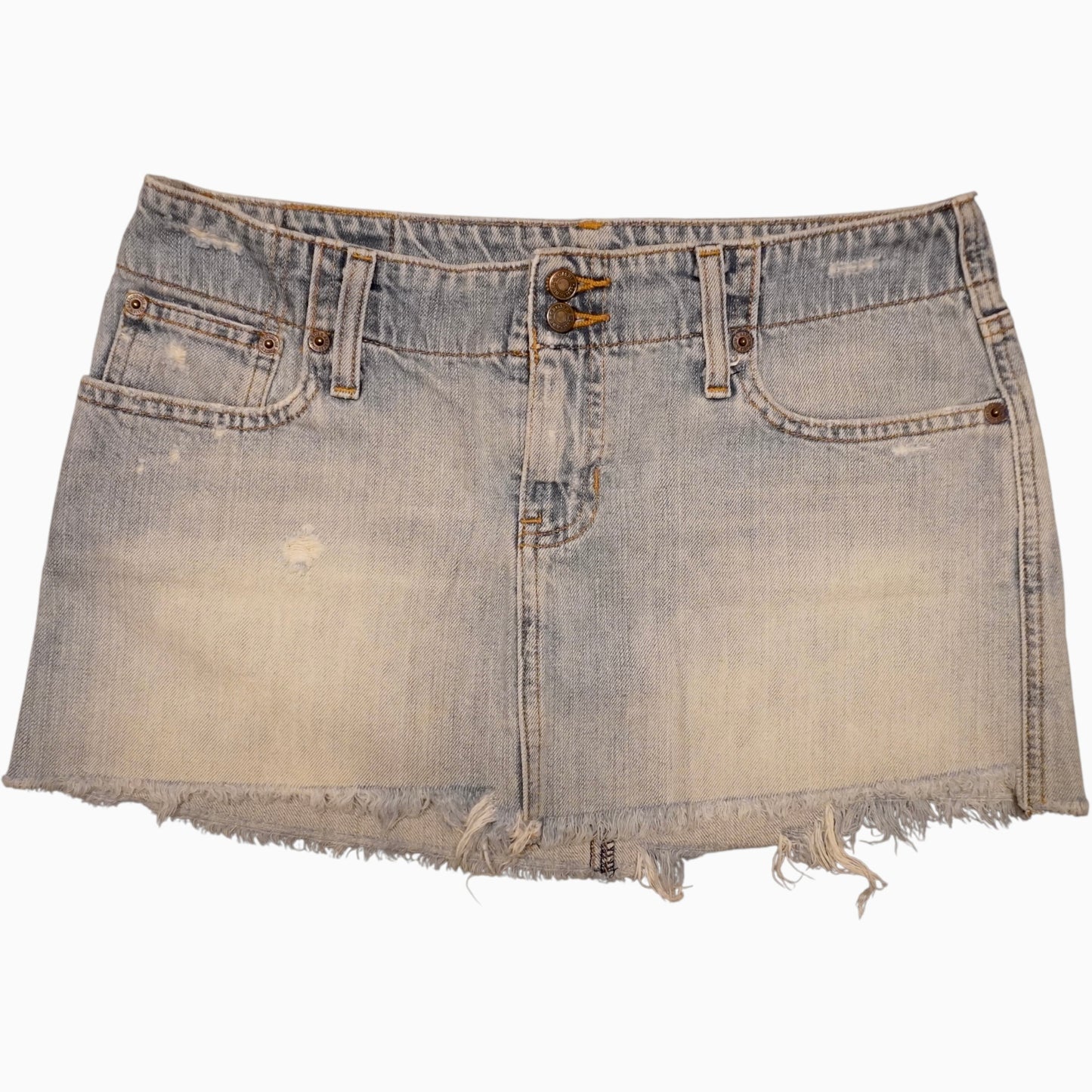 Y2K Abercrombie Denim Mini Skirt (W30 L10)