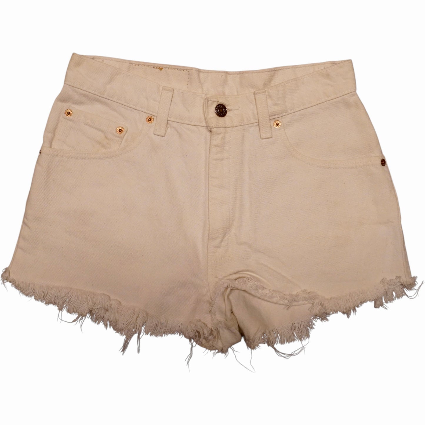 Vintage White Levis Cutoffs (W29)