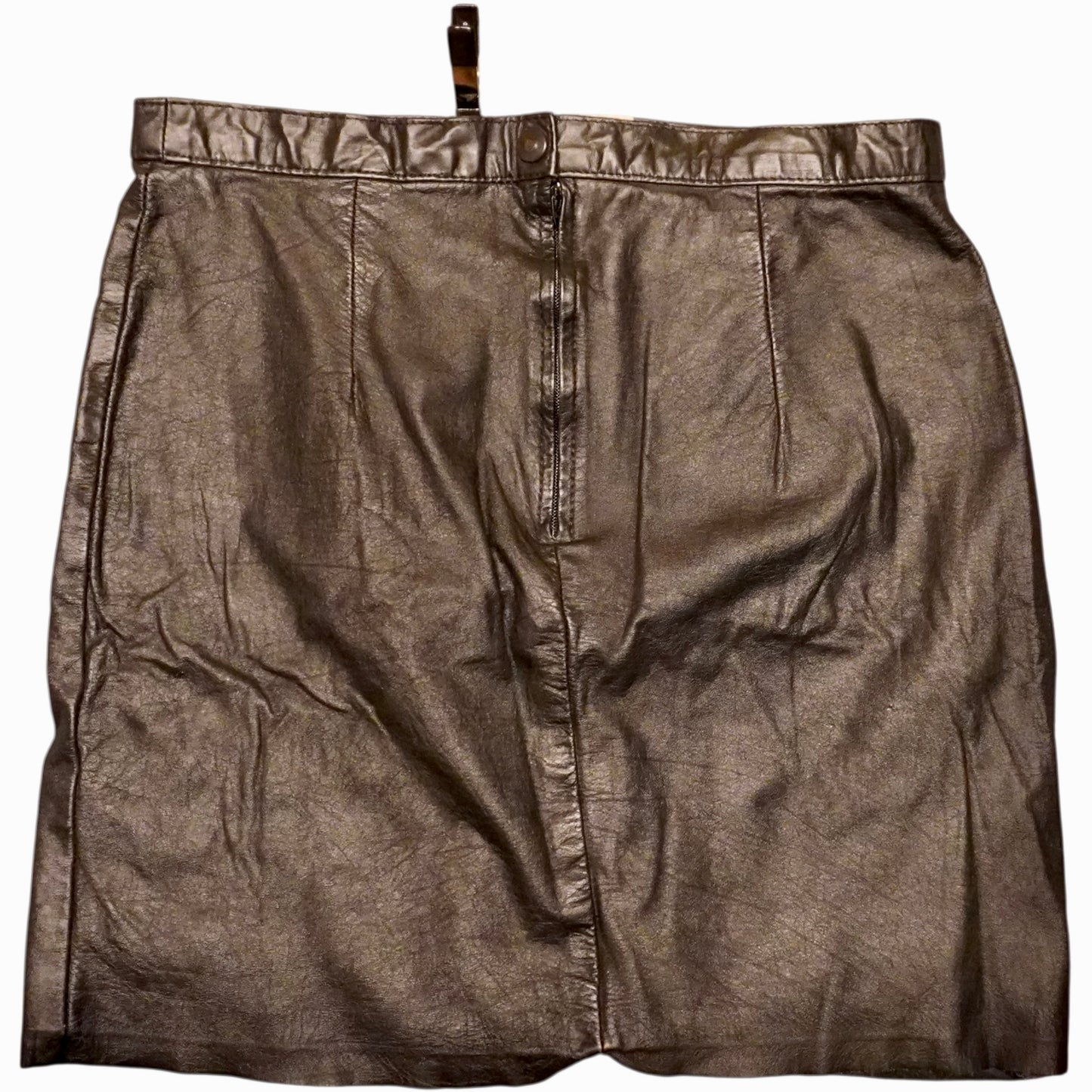 Vintage Leather Skirt (W28xL16)